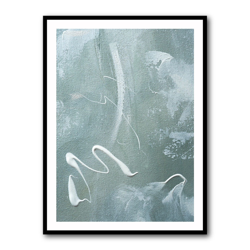 Green and White Acrylic No 1 Green and White Acrylic No 1
