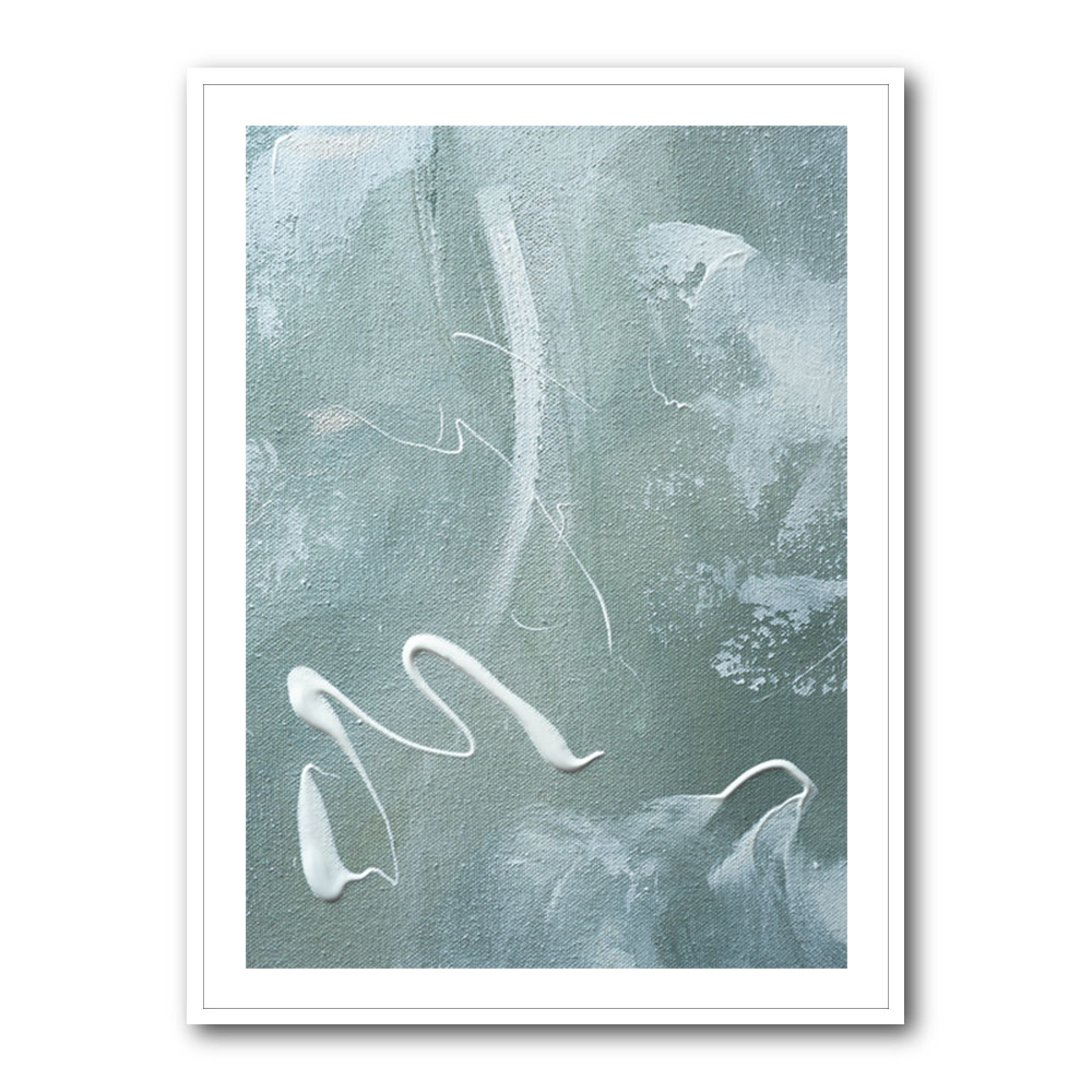 Green and White Acrylic No 1 Green and White Acrylic No 1