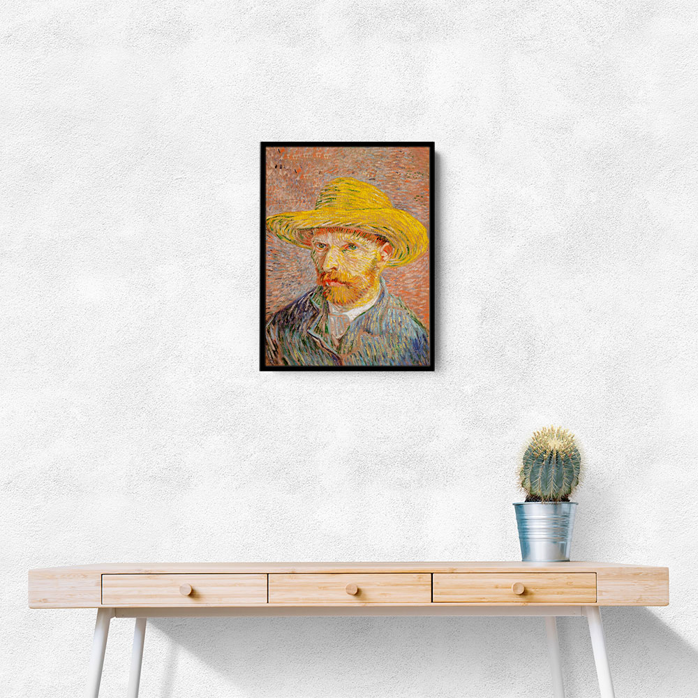Self Portrait with a Straw Hat (1887)