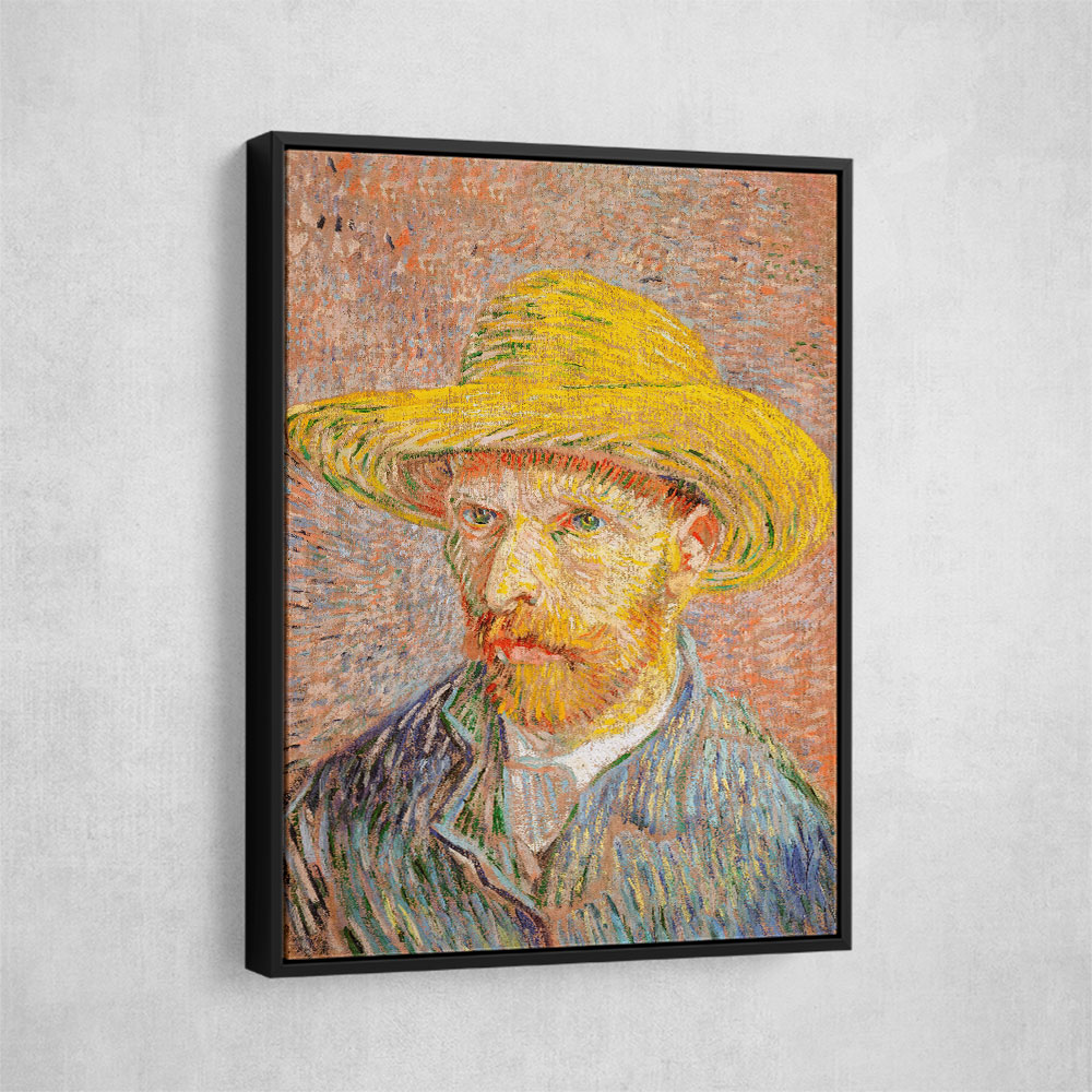 Self Portrait with a Straw Hat (1887)