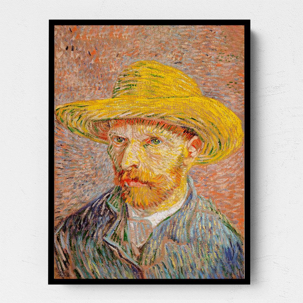 Self Portrait with a Straw Hat (1887)