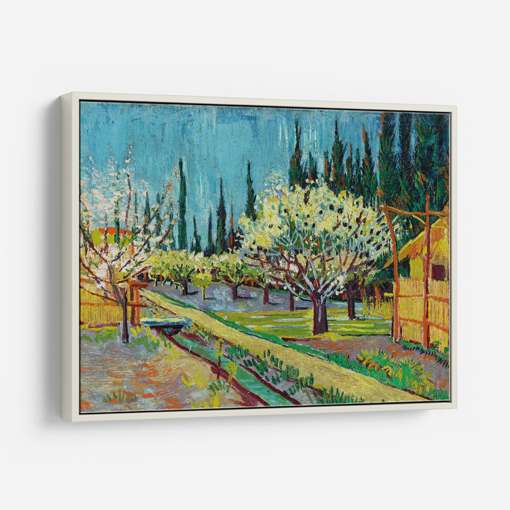 Orchard Bordered by Cypresses (1888)