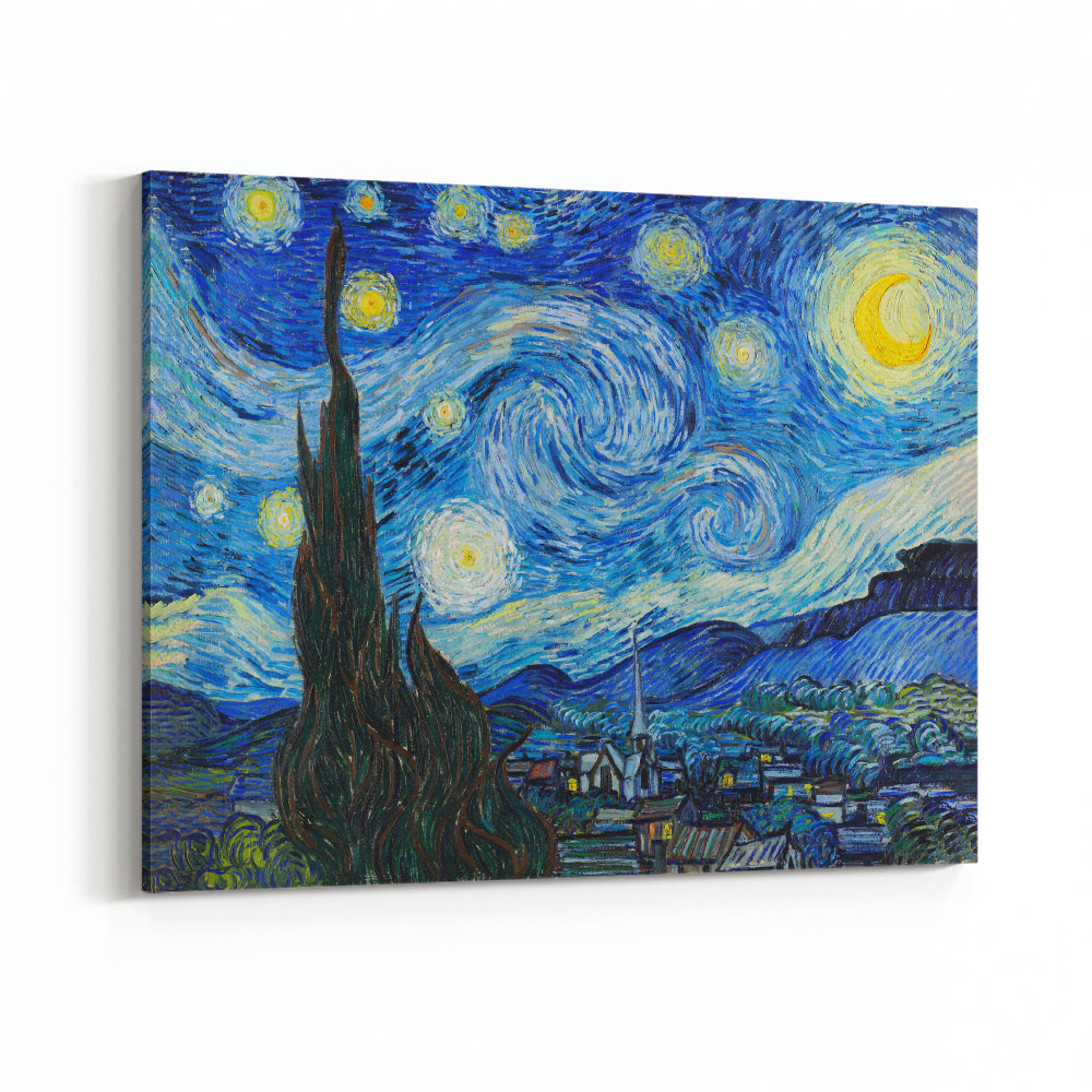 The Starry Night (1889) by Vincent Van Gogh Wall Art