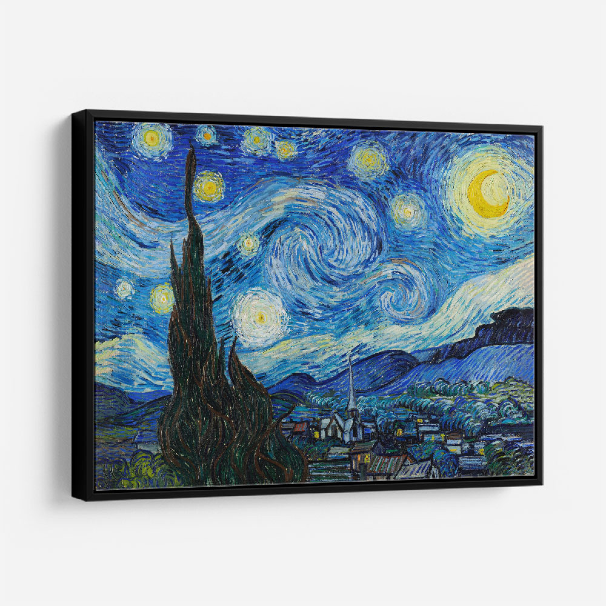 The Starry Night (1889) by Vincent Van Gogh Wall Art