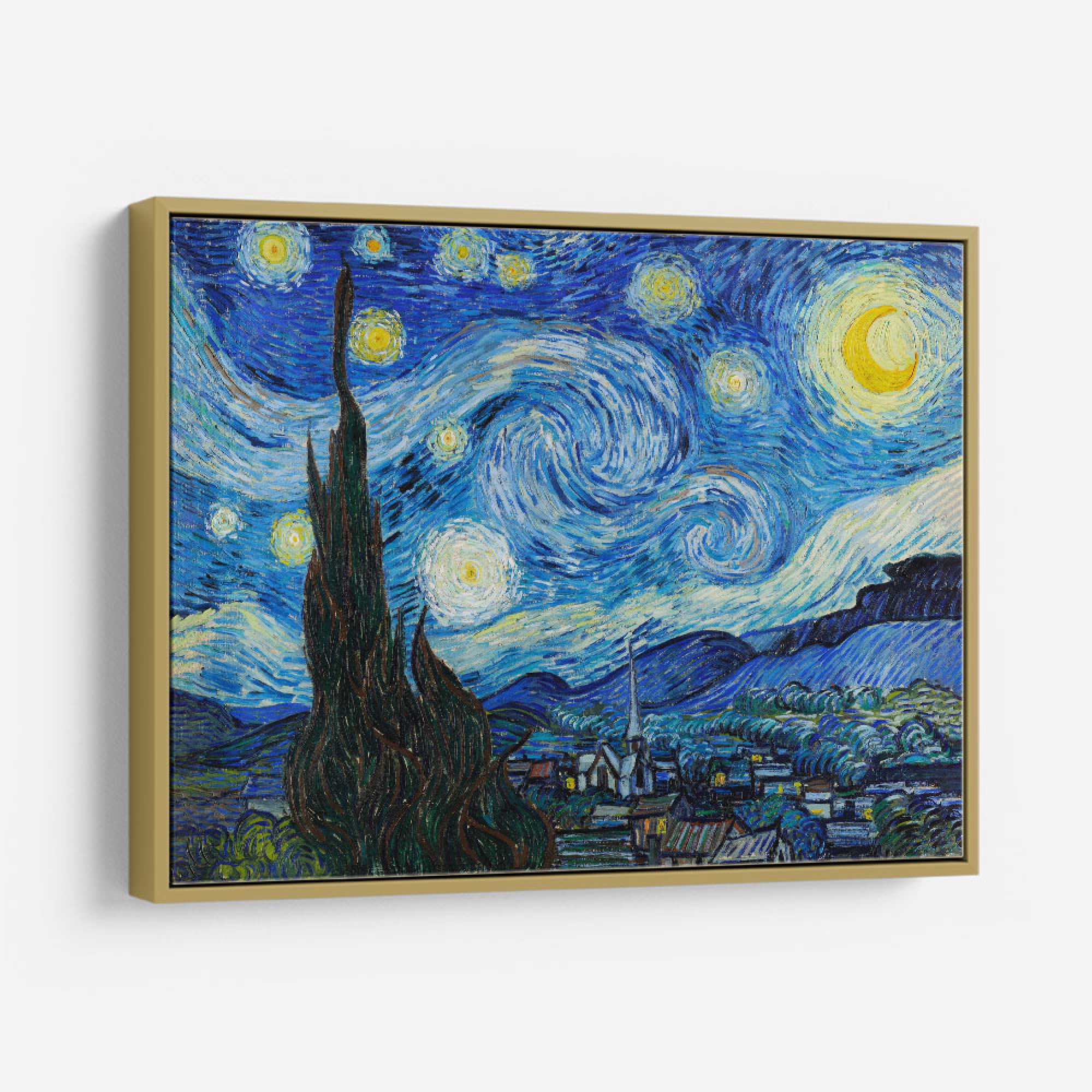 The Starry Night (1889) by Vincent Van Gogh Wall Art