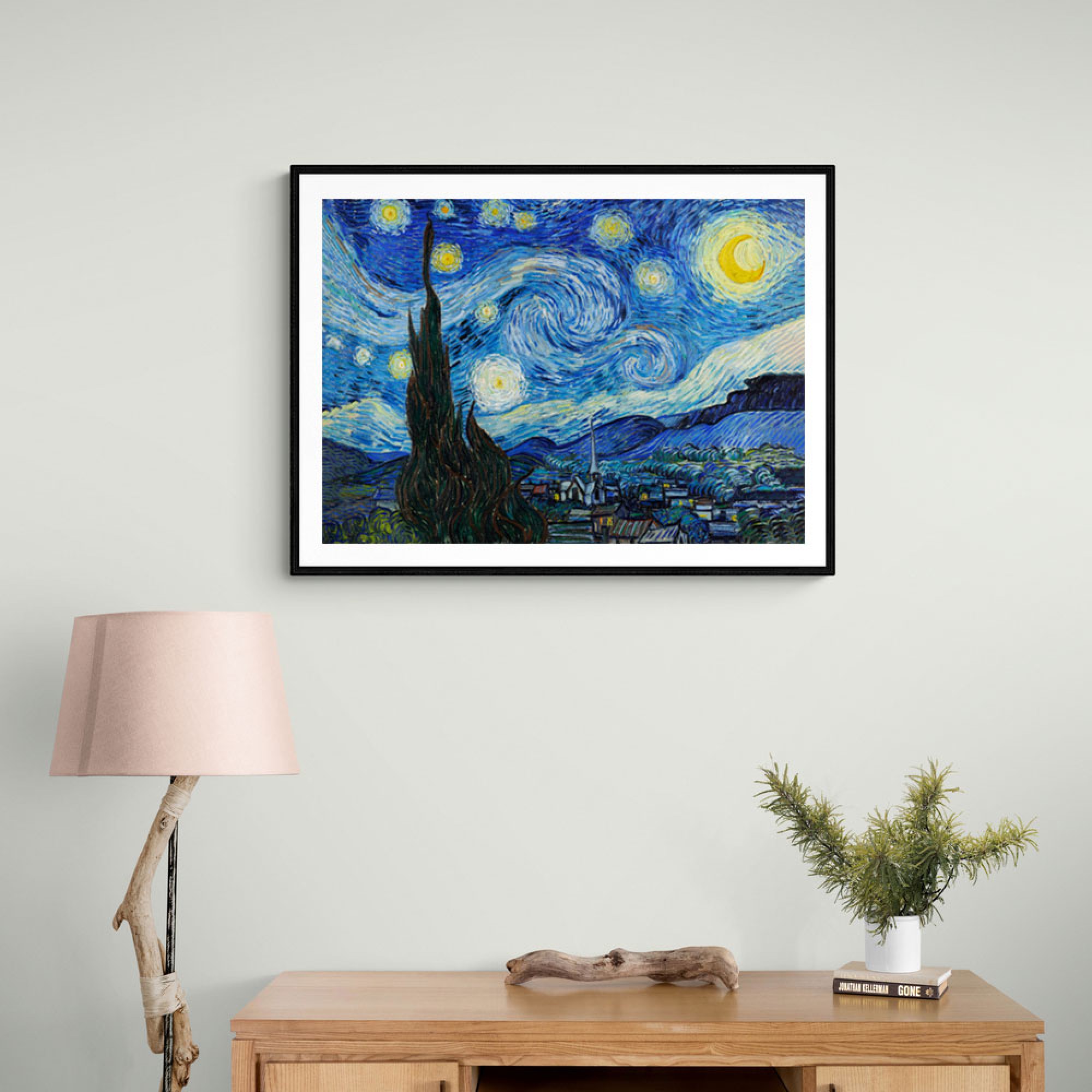 The Starry Night (1889) by Vincent Van Gogh Wall Art
