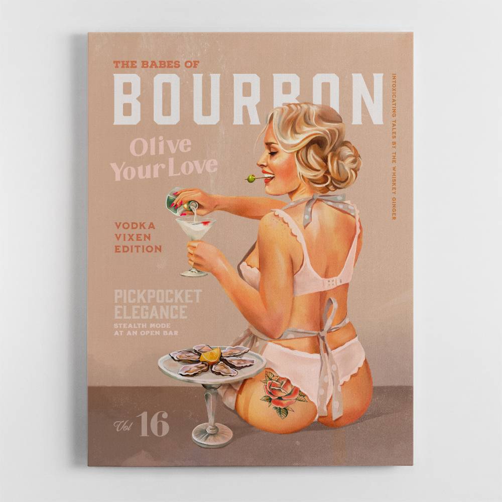 Babes of Bourbon Vol 16 Vintage Vodka Martini Pin Up Girl Babes of Bourbon Vol 16 Vintage Vodka Martini Pin Up Girl