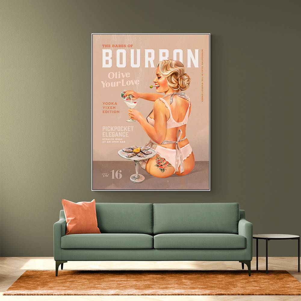Babes of Bourbon Vol 16 Vintage Vodka Martini Pin Up Girl Babes of Bourbon Vol 16 Vintage Vodka Martini Pin Up Girl