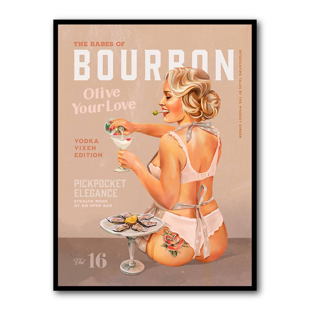Babes of Bourbon Vol 16 Vintage Vodka Martini Pin Up Girl Babes of Bourbon Vol 16 Vintage Vodka Martini Pin Up Girl