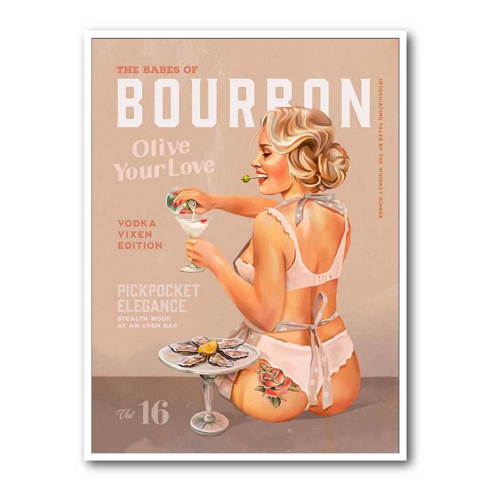 Babes of Bourbon Vol 16 Vintage Vodka Martini Pin Up Girl Babes of Bourbon Vol 16 Vintage Vodka Martini Pin Up Girl