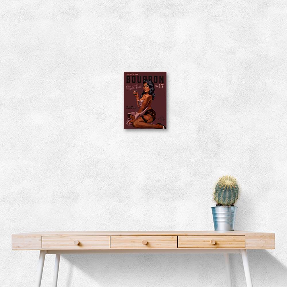 Babes Of Bourbon Cant Touch This. Sexy Retro Pin Up Girl Whiskey Wall Art Babes Of Bourbon Cant Touch This. Sexy Retro Pin Up Girl Whiskey Wall Art