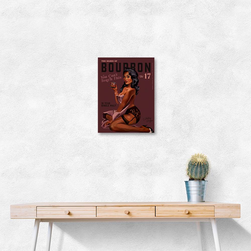 Babes Of Bourbon Cant Touch This. Sexy Retro Pin Up Girl Whiskey Wall Art Babes Of Bourbon Cant Touch This. Sexy Retro Pin Up Girl Whiskey Wall Art