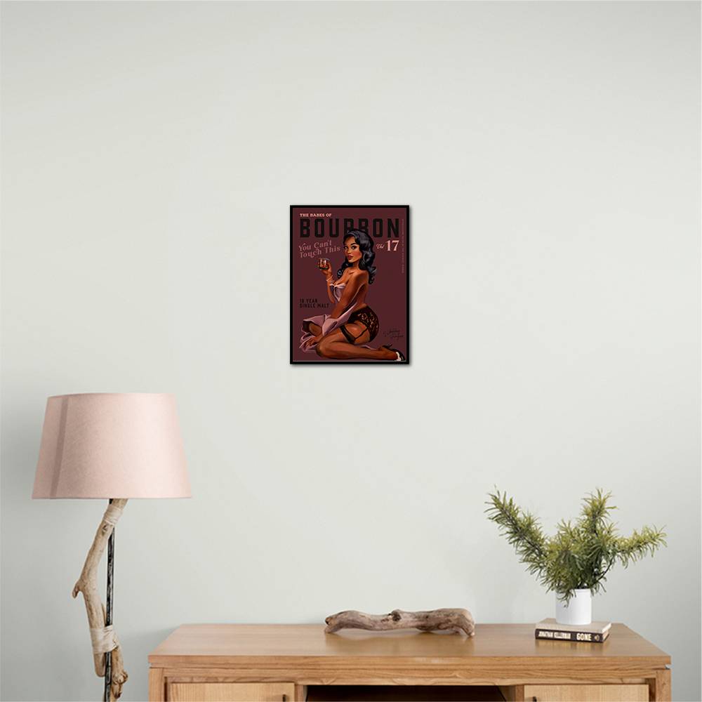 Babes Of Bourbon Cant Touch This. Sexy Retro Pin Up Girl Whiskey Wall Art Babes Of Bourbon Cant Touch This. Sexy Retro Pin Up Girl Whiskey Wall Art