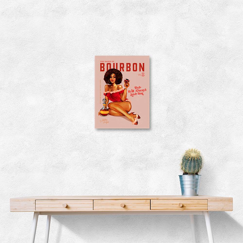 Babes Of Bourbon Vol 8 Vintage Pinup Girl With Afro Wall Art Babes Of Bourbon Vol 8 Vintage Pinup Girl With Afro Wall Art