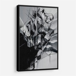 Arabic Abstract Ship Wall Art