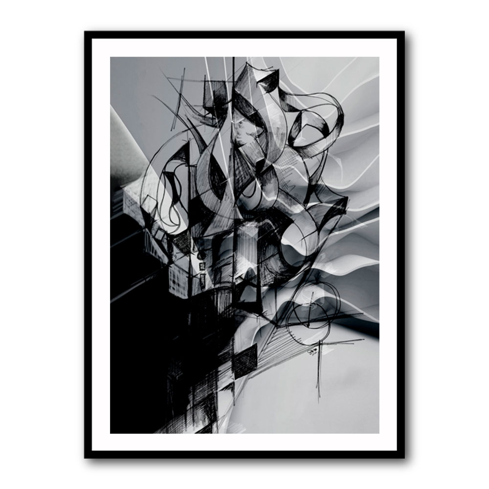 Arabic Abstract Ship Wall Art