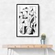 Arabic Abstract Boxes Wall Art