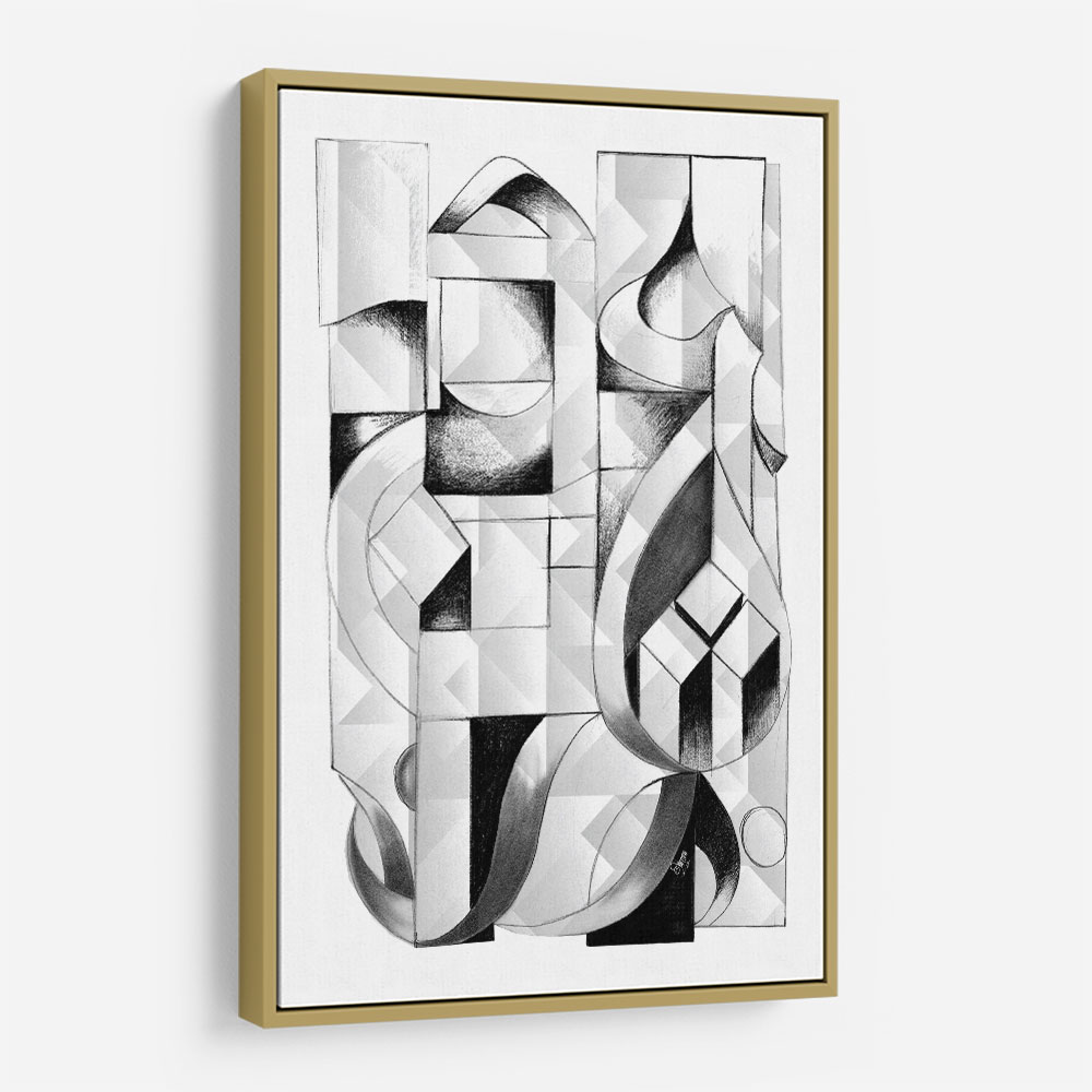 Arabic Abstract Boxes Wall Art