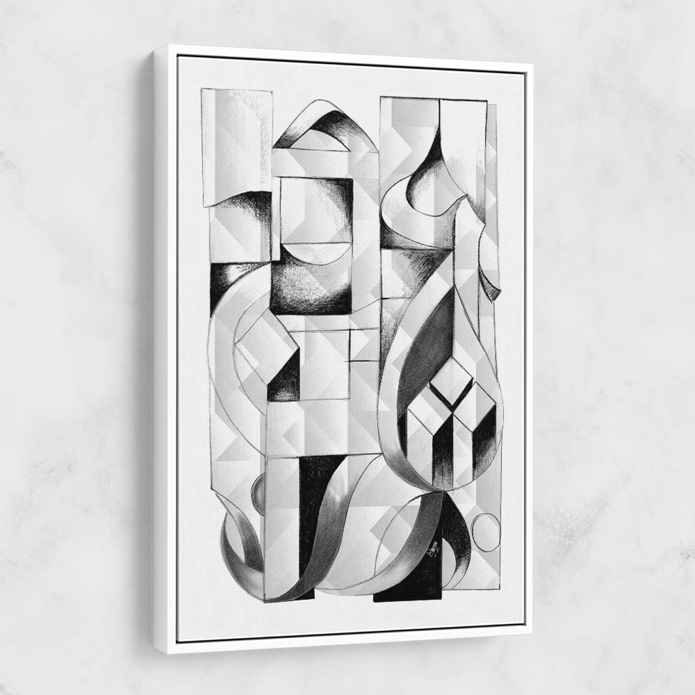 Arabic Abstract Boxes Wall Art