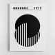 Bauhaus Wall Art A3 Bauhaus Wall Art A3