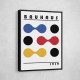 Frame Colour:: Black Bauhaus Wall Art A4