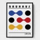 Choose Product Type:: Framed Canvas Bauhaus Wall Art A4