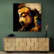 Buddha Head Abstract Color 5 Wall Art