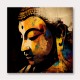 Buddha Head Abstract Color 5 Wall Art