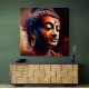 Buddha Head Abstract Color 3 Wall Art