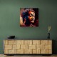 Buddha Head Abstract Color 3 Wall Art