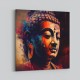 Buddha Head Abstract Color 3 Wall Art