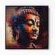 Buddha Head Abstract Color 3 Wall Art