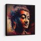 Buddha Head Abstract Color 3 Wall Art