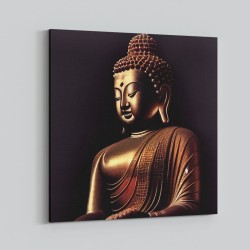 Buddha Golden Statue Wall Art
