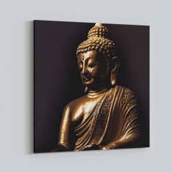 Buddha Golden Statue 2 Wall Art