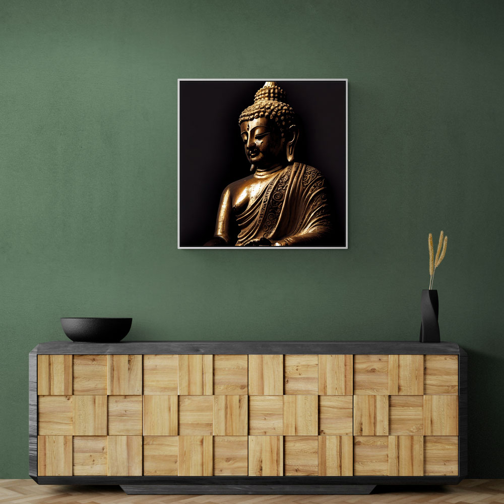 Buddha Golden Statue 2 Wall Art