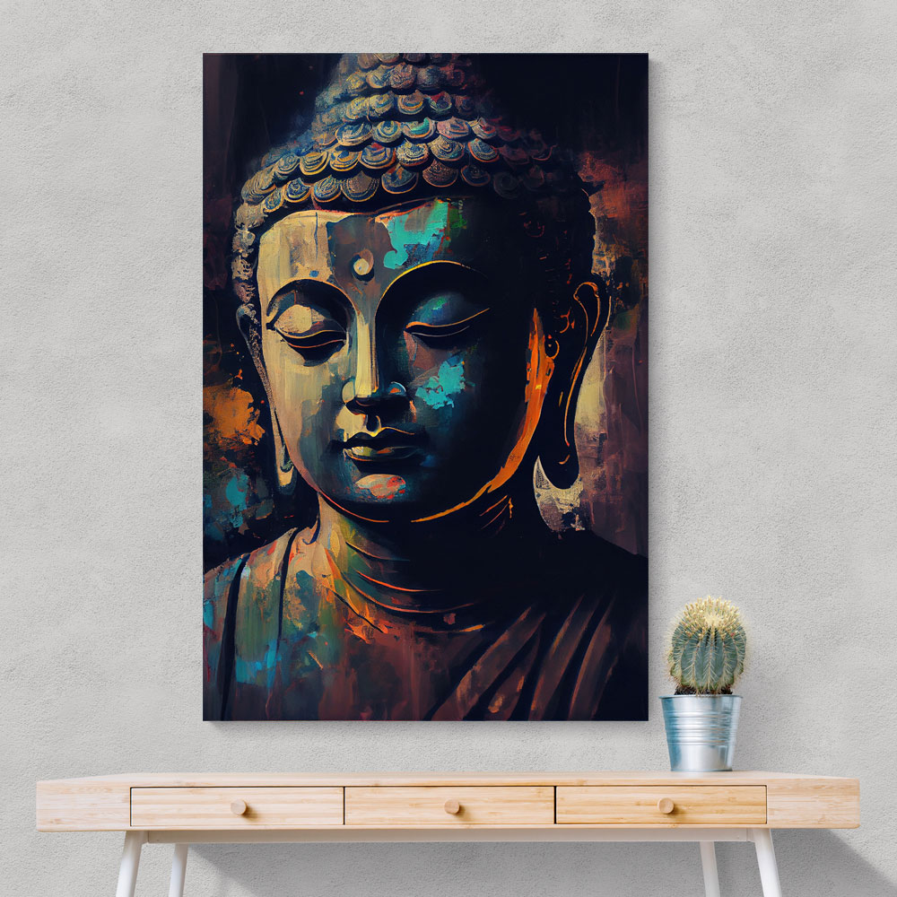 Buddha Abstract 1 Wall Art