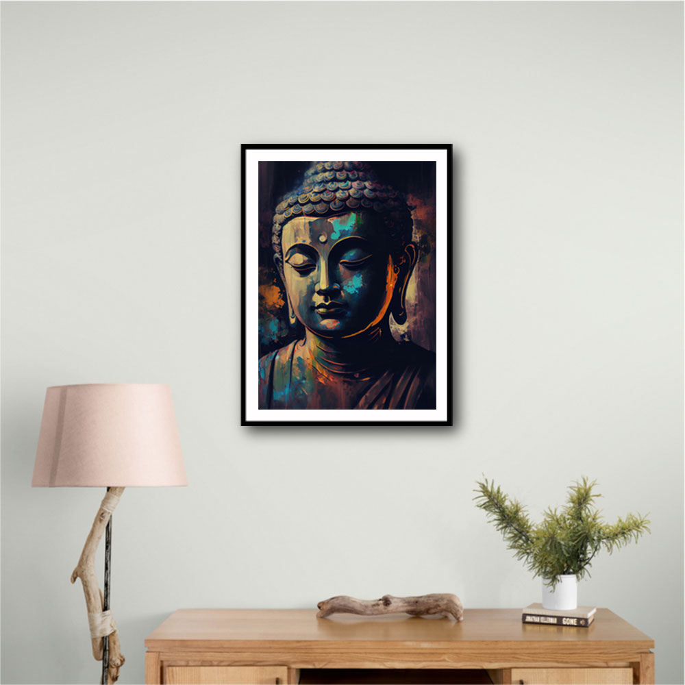 Buddha Abstract 1 Wall Art