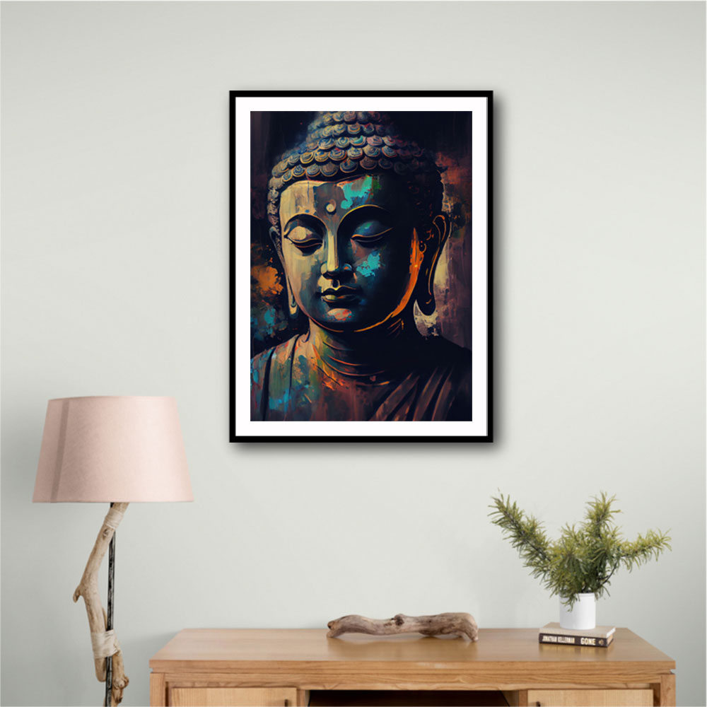 Buddha Abstract 1 Wall Art