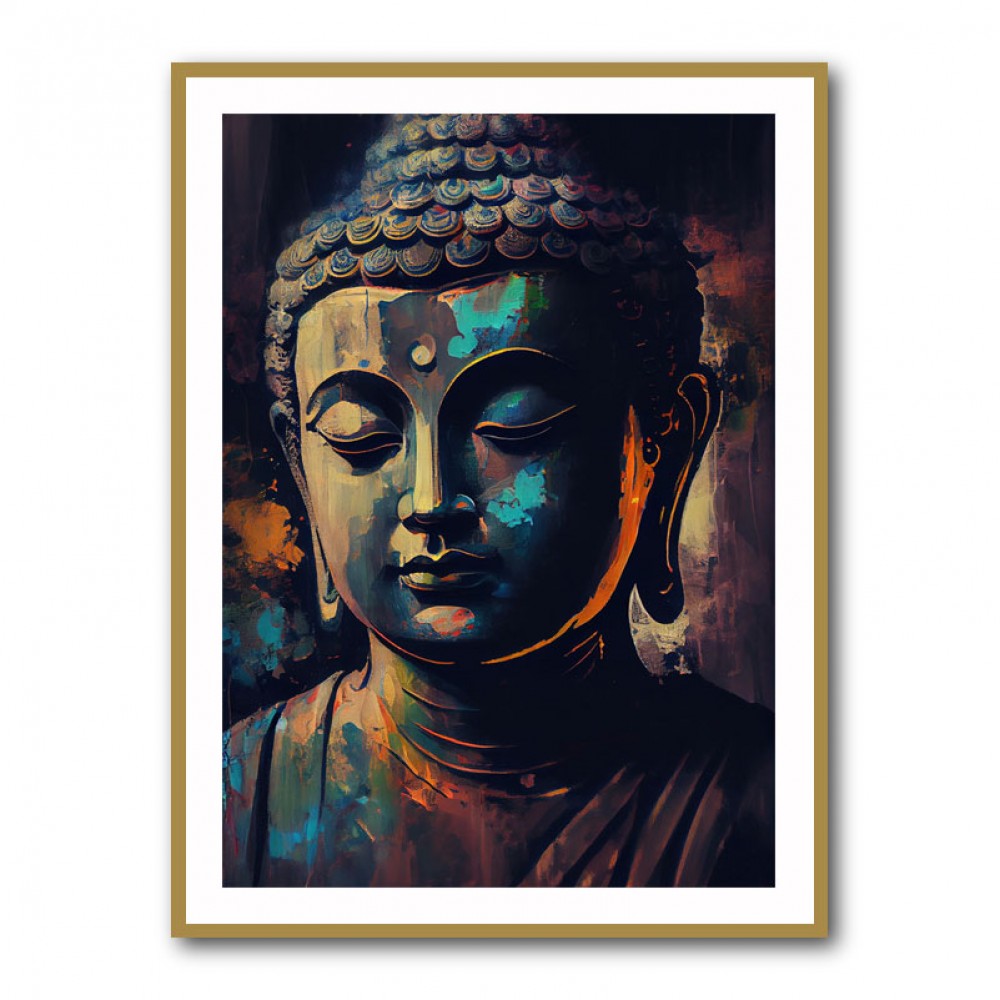 Buddha Abstract 1 Wall Art