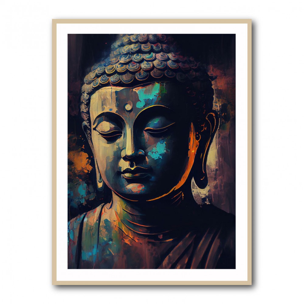 Buddha Abstract 1 Wall Art