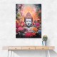 Buddha Flowers Wall Art