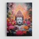 Buddha Flowers Wall Art