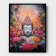 Buddha Flowers Wall Art