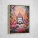 Buddha Flowers Wall Art