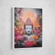 Buddha Flowers Wall Art