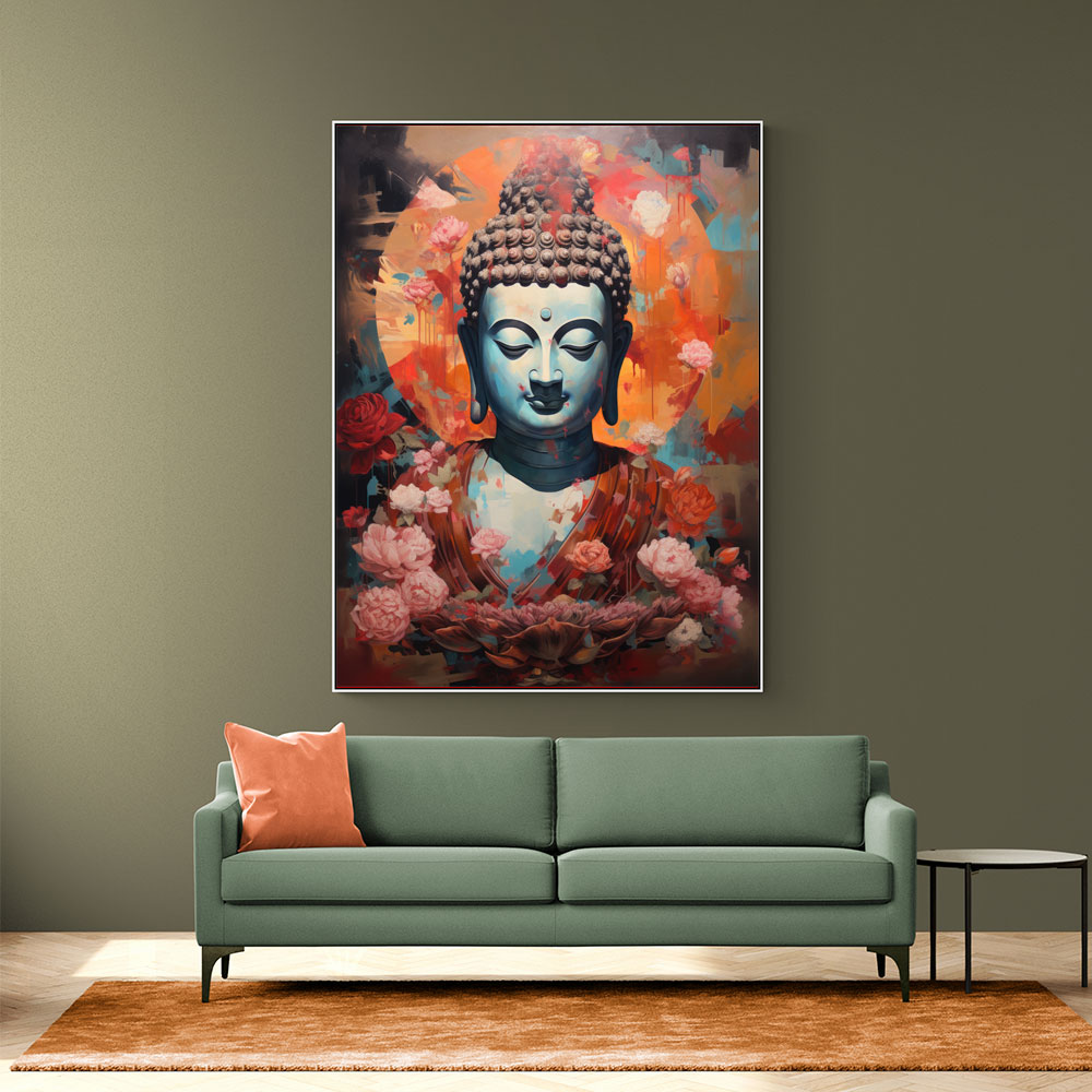 Buddha Flowers 2 Wall Art Buddha Flowers 2 Wall Art
