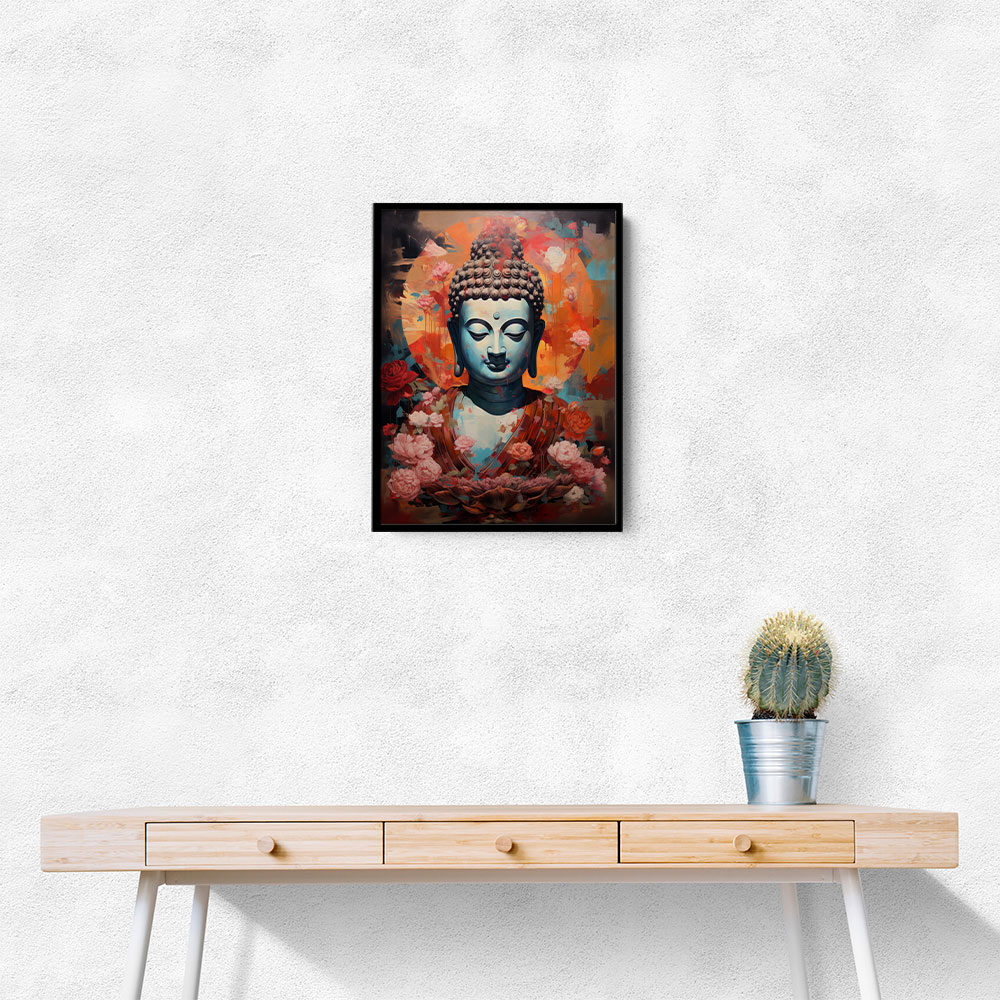 Buddha Flowers 2 Wall Art Buddha Flowers 2 Wall Art