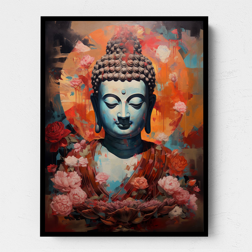 Buddha Flowers 2 Wall Art Buddha Flowers 2 Wall Art