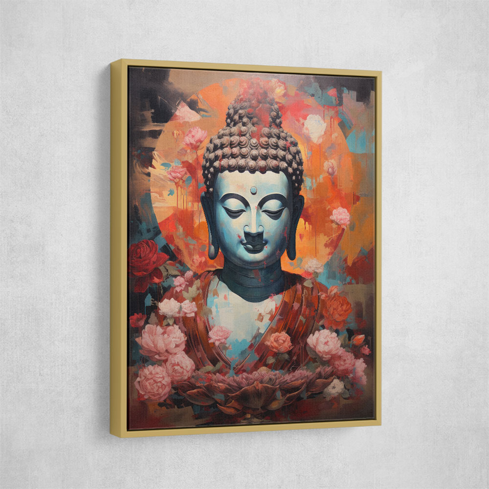 Buddha Flowers 2 Wall Art Buddha Flowers 2 Wall Art
